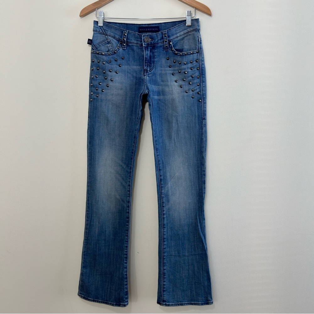 Rock & Republic Kasandra Stud Embellished Jeans Women’s Size 4